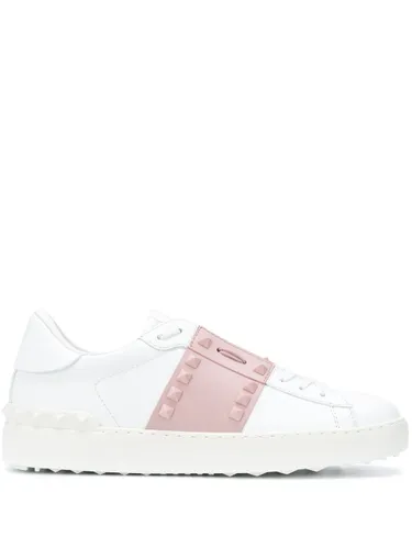 Rockstud Untitled Leather Sneakers - Valentino Garavani - Modalova
