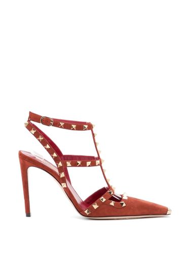 Rockstud Suede Leather Pumps - Valentino Garavani - Modalova