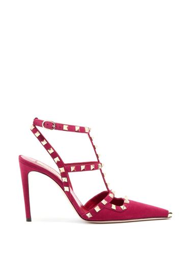 Rockstud Suede Leather Pumps - Valentino Garavani - Modalova