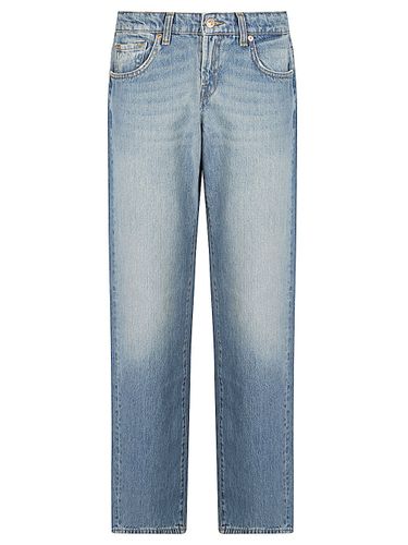 Low Straight Denim Jeans - 7 FOR ALL MANKIND - Modalova