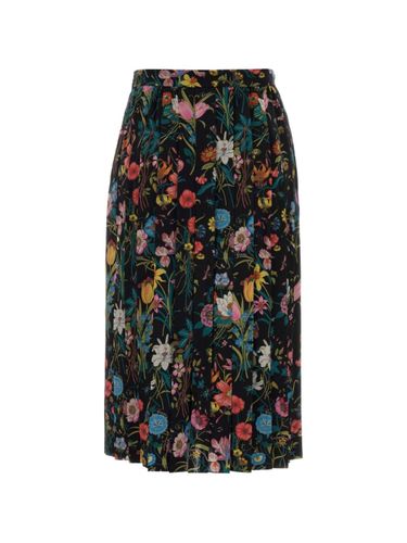 Gucci Printed Silk Midi Skirt - Gucci - Modalova