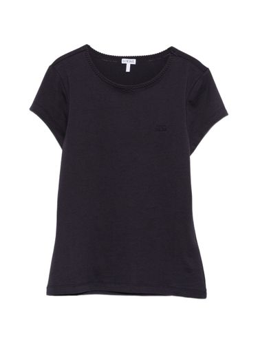 Loewe Logo Cotton T-Shirt - Loewe - Modalova