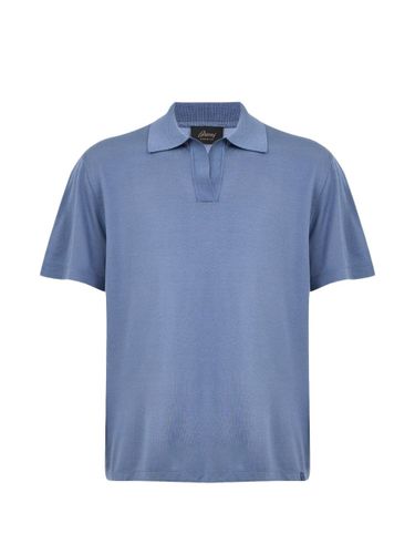 BRIONI Silk Polo Shirt - BRIONI - Modalova