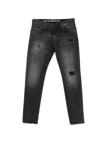 Slim Denim Cotton Jeans - Emporio Armani - Modalova