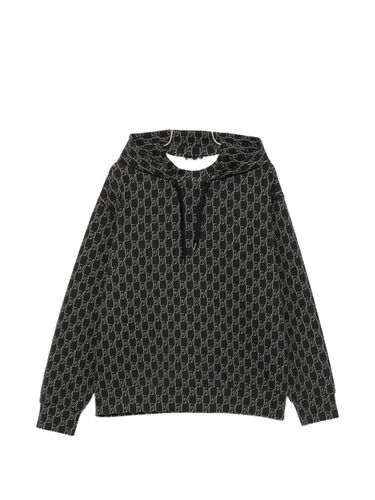 Printed Cotton Hoodie - Emporio Armani - Modalova