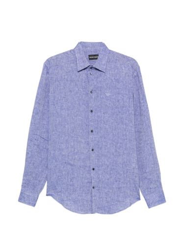Emporio Armani Linen Shirt - Emporio Armani - Modalova
