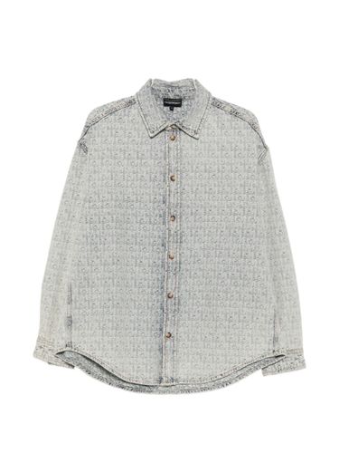 Emporio Armani Printed Cotton Shirt - Emporio Armani - Modalova
