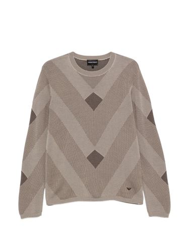 Cotton Crewneck Sweater - Emporio Armani - Modalova