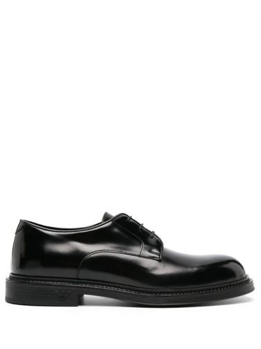 Emporio Armani Leather Derby Shoes - Emporio Armani - Modalova