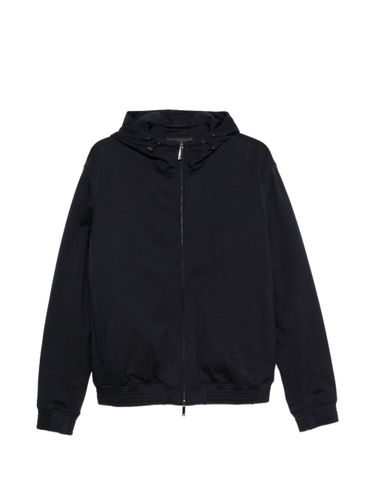 Cotton Blend Blouson Jacket - Emporio Armani - Modalova