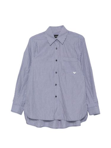 Emporio Armani Striped Cotton Shirt - Emporio Armani - Modalova