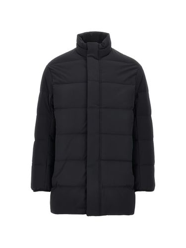 Nylon Midi Down Jacket - Emporio Armani - Modalova