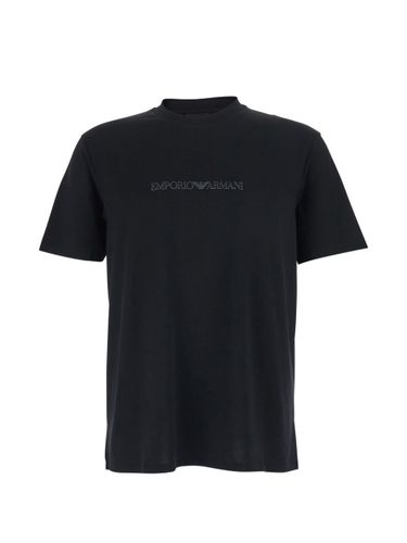Emporio Armani Logo Cotton T-Shirt - Emporio Armani - Modalova