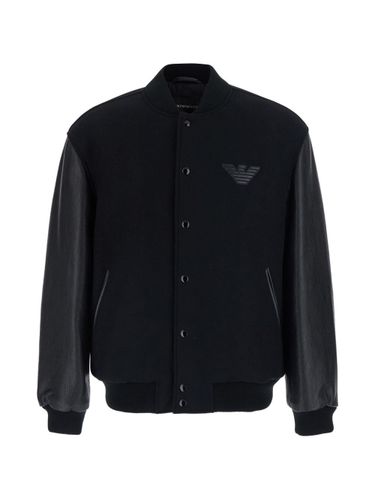 Emporio Armani Logo Bomber Jacket - Emporio Armani - Modalova