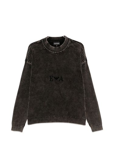 Cotton Crewneck Sweater - Emporio Armani - Modalova