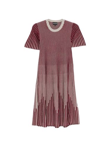 Emporio Armani Striped Midi Dress - Emporio Armani - Modalova