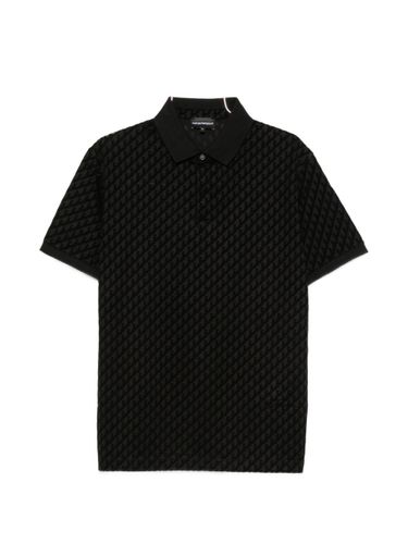 Allover Logo Polo Shirt - Emporio Armani - Modalova
