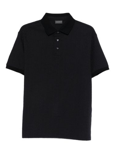Logo Cotton Polo Shirt - Emporio Armani - Modalova