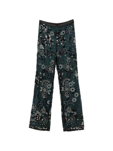 Emporio Armani Embroidered Trousers - Emporio Armani - Modalova