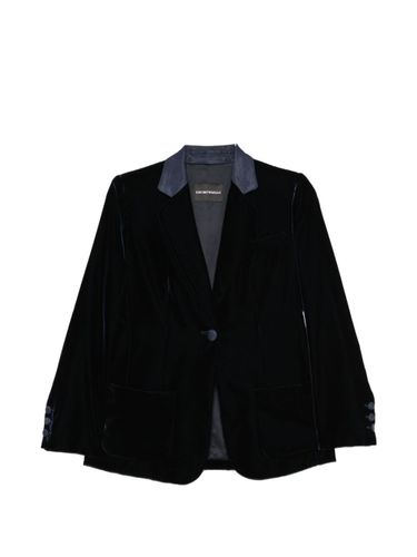 Single-Breasted Blazer Jacket - Emporio Armani - Modalova