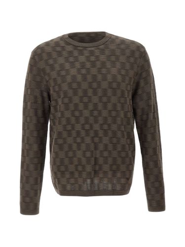 Wool Crewneck Sweater - Emporio Armani - Modalova