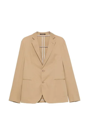Cotton Single-Breasted Suit - Emporio Armani - Modalova