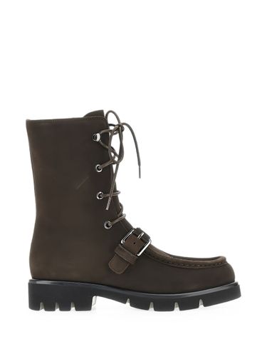 Emporio Armani Suede Leather Boots - Emporio Armani - Modalova