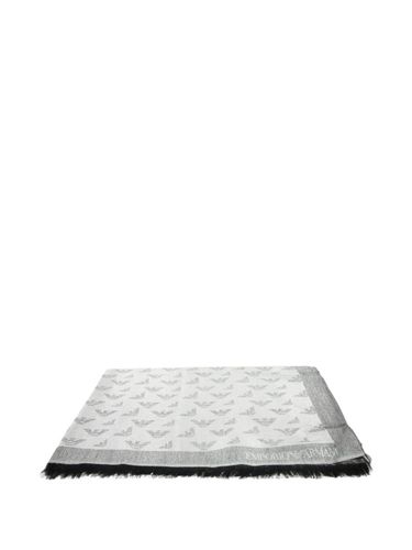 Emporio Armani Allover Logo Scarf - Emporio Armani - Modalova