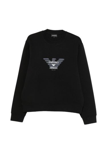Logo Cotton Sweatshirt - Emporio Armani - Modalova