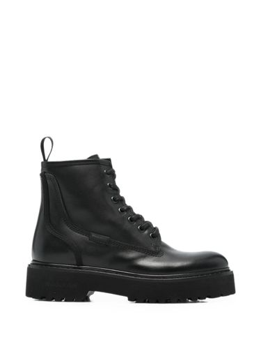 Woolrich Leather Biker Boots - Woolrich - Modalova