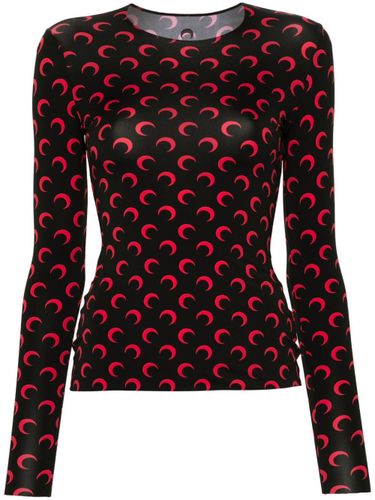 MARINE SERRE Moon Print Top - MARINE SERRE - Modalova