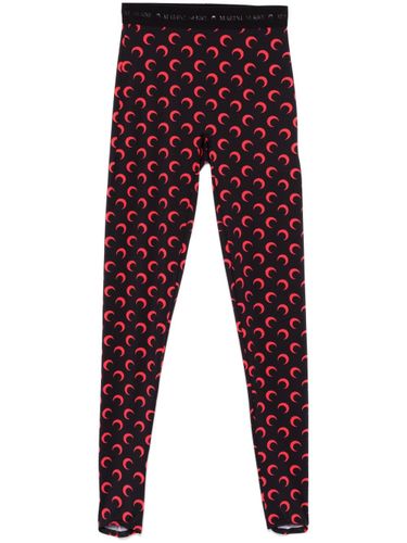 MARINE SERRE Moon Print Leggings - MARINE SERRE - Modalova