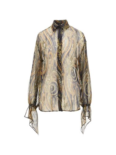 Etro Printed Silk Shirt - Etro - Modalova