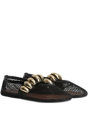 Alaïa Fishtnet Ballet Flats - Alaïa - Modalova