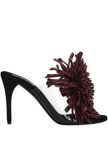 Flower Embellished Heel Sandals - Alaïa - Modalova