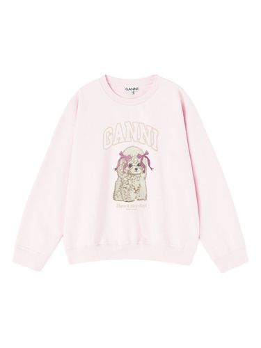 GANNI Puddle Organic Cotton Sweater - GANNI - Modalova