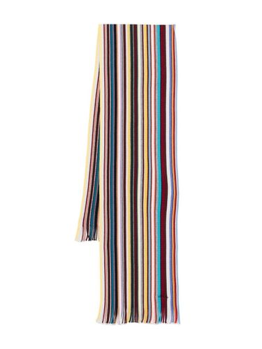 Striped Wool Scarf - Paul Smith - Modalova