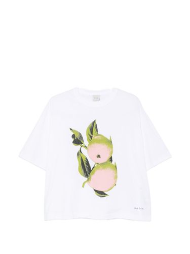Paul Smith Printed Cotton T-Shirt - Paul Smith - Modalova