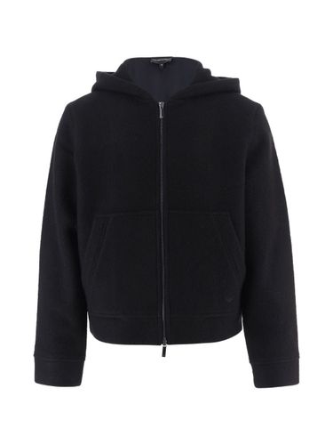 Wool Blend Blouson Jacket - Emporio Armani - Modalova