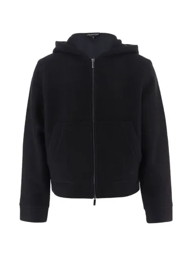 Wool Blend Blouson Jacket - Emporio Armani - Modalova