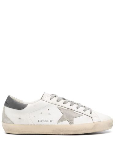 Super-Star Leather Sneakers - Golden Goose - Modalova