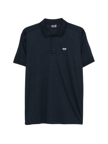 EA7 EMPORIO ARMANI Logo Polo Shirt - EA7 EMPORIO ARMANI - Modalova