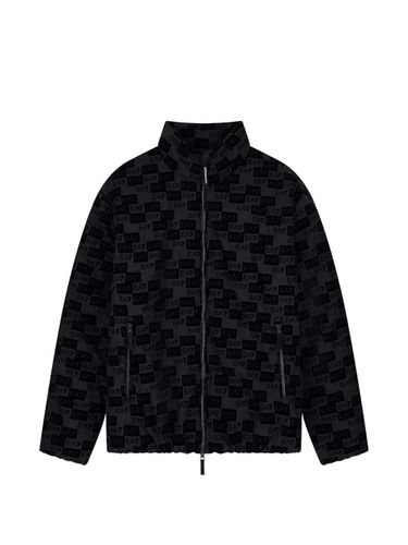 Allover Logo Bomber Jacket - EA7 EMPORIO ARMANI - Modalova