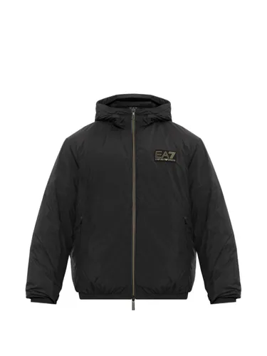 Logo Nylon Blouson Jacket - EA7 EMPORIO ARMANI - Modalova