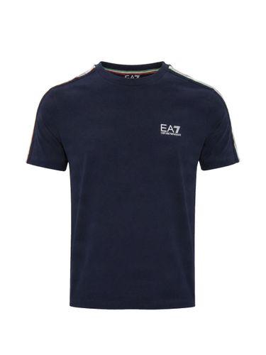 Logo Cotton T-Shirt - EA7 EMPORIO ARMANI - Modalova