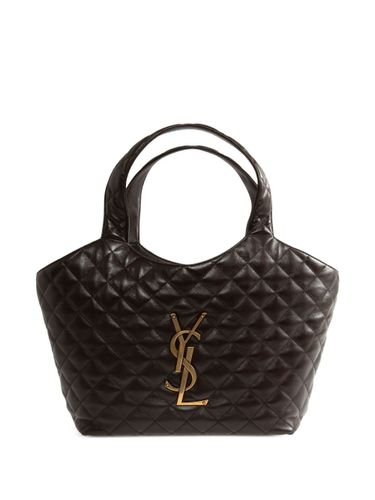 Icare Medium Leather Tote - Saint Laurent - Modalova