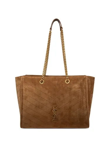 Niki E/W Suede Leather Tote - Saint Laurent - Modalova