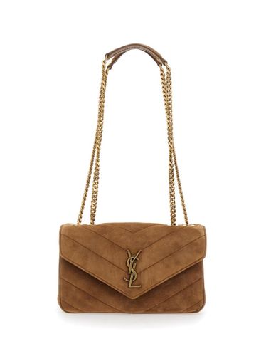 Loulou Small Suede Leather Shoulder Bag - Saint Laurent - Modalova
