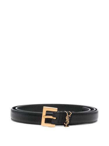 Cassandre Leather Belt - Saint Laurent - Modalova