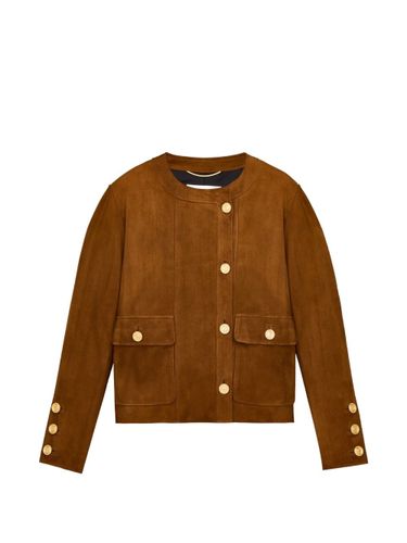 Saint Laurent Suede Leather Jacket - Saint Laurent - Modalova